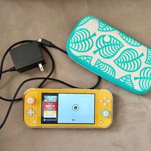 Nintendo Switch Lite-Yellow w/accessories